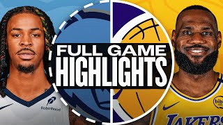 GRIZZLIES at LAKERS  FULL GAME HIGHLIGHTS  December 15 2024 [upl. by Nahraf]