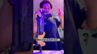 Micro Draco bracefypシ゚ gunshorts legallydangerous mustwatch arp airsoft warzone [upl. by Laud]