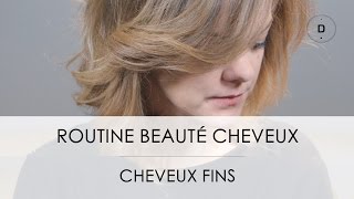 J’ai les cheveux fins comment les épaissir  Routine cheveux [upl. by Jude7]