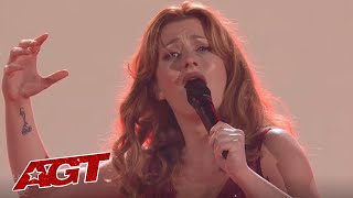 Merissa Beddows Impersonates The Women Who Inspired Her Life on Americas Got Talent [upl. by Mchale]