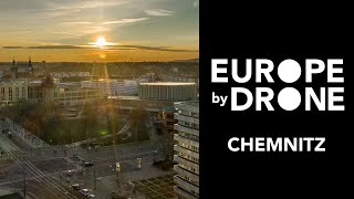 CHEMNITZ  Europe by Drone DJI Mavic 2 Pro aerial video [upl. by Enellij]