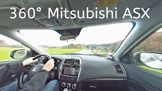 360° Movie  Mitsubishi ASX  inside  Ricoh Theta m15 [upl. by Roane]