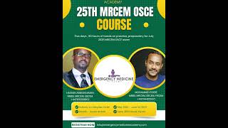 25th MRCEM OSCE COURSE [upl. by Aniala]