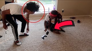 IM SICK OF FORTNITE PRANK ON CHRIS  I DESTROYED IT [upl. by Brenda]