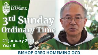 Catholic Mass Today Third Sunday in Ordinary Time 21 Jan 2024 Bishop Greg Homeming Lismore Australia [upl. by Narrat636]