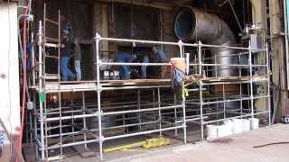 Condenser Retubing  Tube Removal and Chopping [upl. by Attiuqal330]