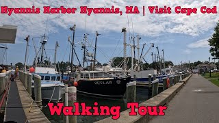 Explore Hyannis Inner Harbor Walking Tour Of Docks at Hyannis MA  Visit Cape Cod [upl. by Naes]