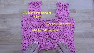 Chaleco Crochet para 8 años paso a paso cc [upl. by Miriam]