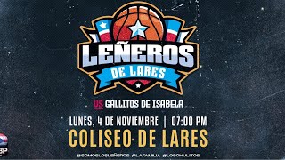 LBP JUEGO INAUGURAL Isabela vs Lares  Nov  4  2024 [upl. by Taylor]