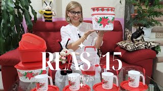 REAS Tupper Tips 15 2023 TUPPERWARE 🎄 [upl. by Lyndy]