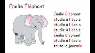 Phonétique animée  Émilie Éléphant [upl. by Annaig]