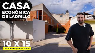 CASA ECONÓMICA DE LADRILLO  Obras Ajenas  Rafael Espejel rafaelespejel [upl. by Ahseena42]