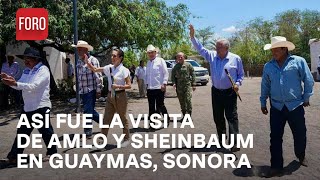 AMLO y Sheinbaum realizan gira por Guaymas en Sonora  Las Noticias [upl. by Detta]