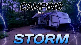 Camping during a Storm  Pinery Provincial Park [upl. by Venator]