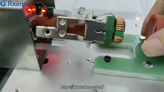 Automatic wire soldering machine with rotary fixture [upl. by Oileduab715]