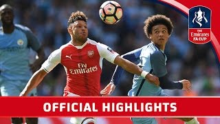 Arsenal 21 Man City  Emirates FA Cup 201617 SemiFinal  Official Highlights [upl. by Akemyt]