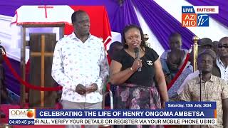 Crowd CHEERS as Oparanya introduces his beautiful wives and the larger Oparanya family [upl. by Redan]