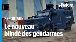 Lancegrenades 145 tonnes 300 CV à bord du Centaure nouveau véhicule blindé de la gendarmerie [upl. by Enelrihs48]