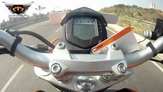 KTM Duke 200 Top Speed Video  IAMABIKER [upl. by Etirugram992]