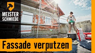 Fassade verputzen  HORNBACH Meisterschmiede [upl. by Flyn527]