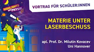 Materie unter Laserbeschuss [upl. by Mallon]