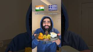 Indian Paneer Vs Greek Paneer food paneer foodie viral trending shorts shortsfeed funny [upl. by Miran]