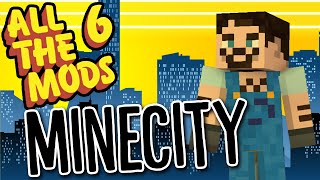 All The Mods 6 Feed The Bees Ep31 MINECITY [upl. by Ellecrad]