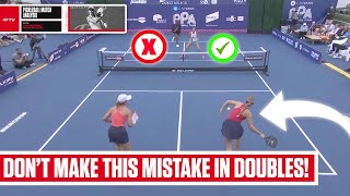 Playing Against a Stacking Team Catherine Parenteau Pickleball Point Review [upl. by Elam]