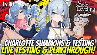 CHARLOTTE IS HERE Testing amp Gameplay A5 Should You Summon HunterIsLive  Solo Leveling Arise [upl. by Paske703]