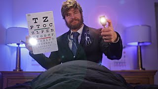 ASMR In Your Bed NICEST Eye Examination 4K [upl. by Atil587]