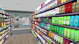 ENOVIA 3D Merchandising First Person Walkthrough Teaser [upl. by Higginson598]