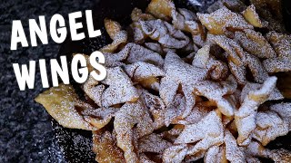 How to make Angel Wings  Easy Recipe  Crostoli [upl. by Marlena]