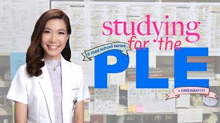 Med School Series Studying for the PLE Physician Licensure Exam Philippines Tips  Giveaway [upl. by Kovar832]