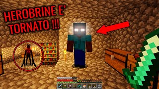 HEROBRINE E TORNATO  Ma non solo AIUTO  MINECRAFT HORROR Ep 15 [upl. by Dougherty]