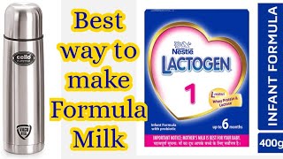 Lactogen 1 Baby Powder  Hindi  Formula milk for 06 months baby How to make formula milk [upl. by Amat]