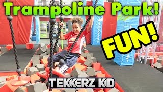 TRAMPOLINE PARK FUN WITH ROMELLO [upl. by Drarig]