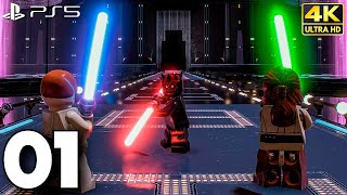 Lego Star Wars The Skywalker Saga  PS5 Gameplay  4K 60FPS [upl. by Yauq]