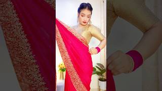 Full TutorialPallu Pleatpintips 💕 beautynstyle saree sareedraping [upl. by Cargian]