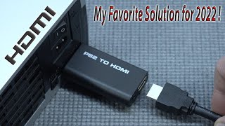 This CHEAP PS2 to HDMI  My Favorite Solution for 2022 [upl. by Jerri]