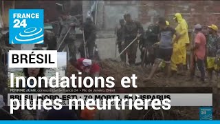 Brésil  des inondations ont fait 79 morts et 56 disparus dans la région de Recife • FRANCE 24 [upl. by Ajnos495]