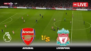 🔴LIVE  Arsenal vs Liverpool  English Premier League 2024  Full Match  PES Game Simulation [upl. by Lorou]