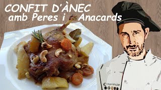 Confit dÀnec amb Peres i Anacards [upl. by Goss]