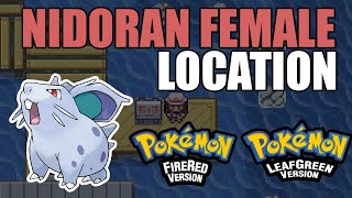 How To Get Nidoran Female In Pokemon FireRed amp LeafGreen [upl. by Airdnekal43]