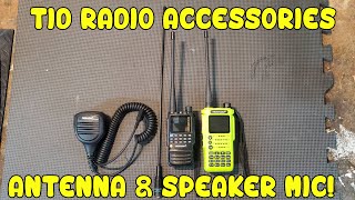 Tidradio Accessories for your handheld radio The TD771 GMRS Antenna and the TDHM060 Speaker Mic [upl. by Edak]