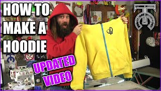 How to Make a Hoodie  Sewing from Scratch  Tock Custom  How to use a Sewing Machine [upl. by Donald]