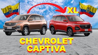 Chevrolet CAPTIVA XL 2024 llega a ECUADOR 🇪🇨 ¿Qué cambió 🤔 [upl. by Jobey]