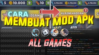 MODDING TUTORIAL CARA MEMBUAT MOD GAME SENDIRI DI ANDROID  TANPA ROOT [upl. by Nna]