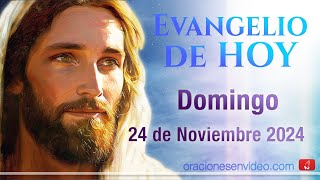 Evangelio de HOY Domingo 24 de noviembre 2024 Jn 1833b37 quotMi reino no es de este mundoquot [upl. by Enylhsa301]