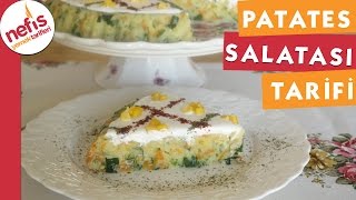 Muhteşem Patates Salatası  Salata Tarifi  Nefis Yemek Tarifleri [upl. by Ynaffad]