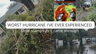 Worst hurricane Ive ever been through  Hurricane Milton timestamps 🌀😬 karrielynn vlog [upl. by Nahtiek]